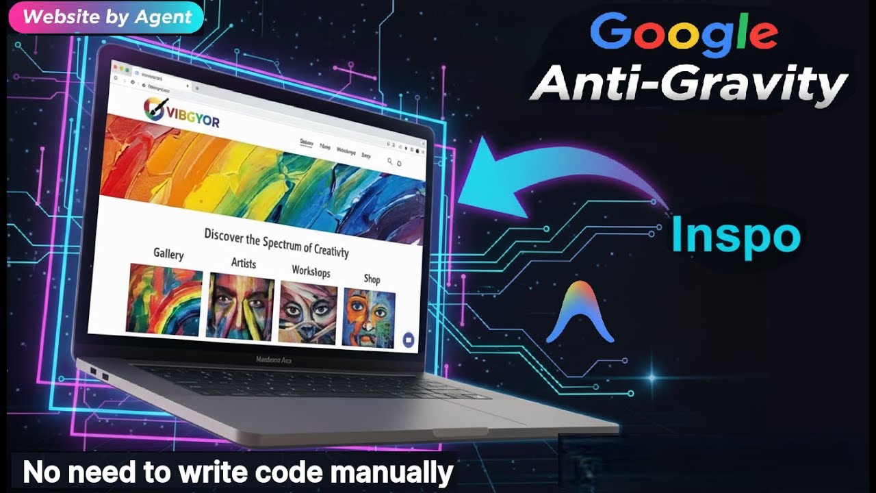 How to Create a Website Using Google Antigravity #GoogleAntigravity #AntigravityIDE  #aibucket #ai