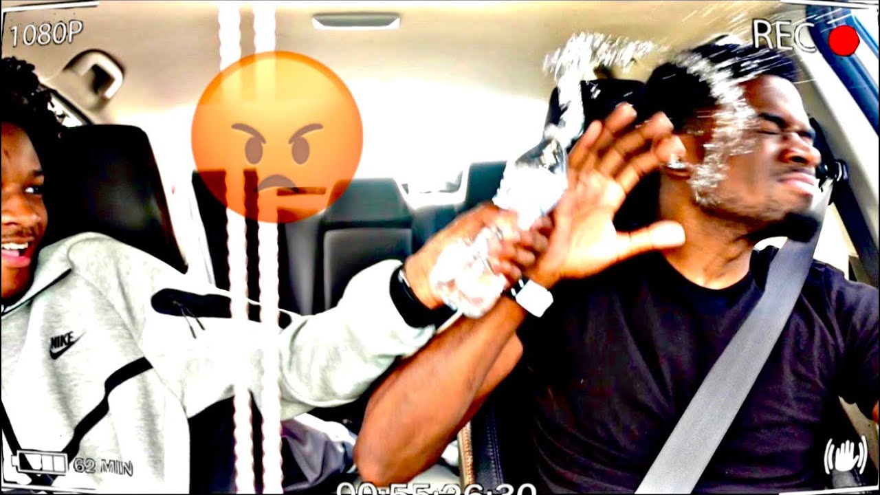 FALLING ASLEEP WHILE DRIVING PRANK ON MY LIL BROTHER!! GONE WRONG🤦🏾‍♂️