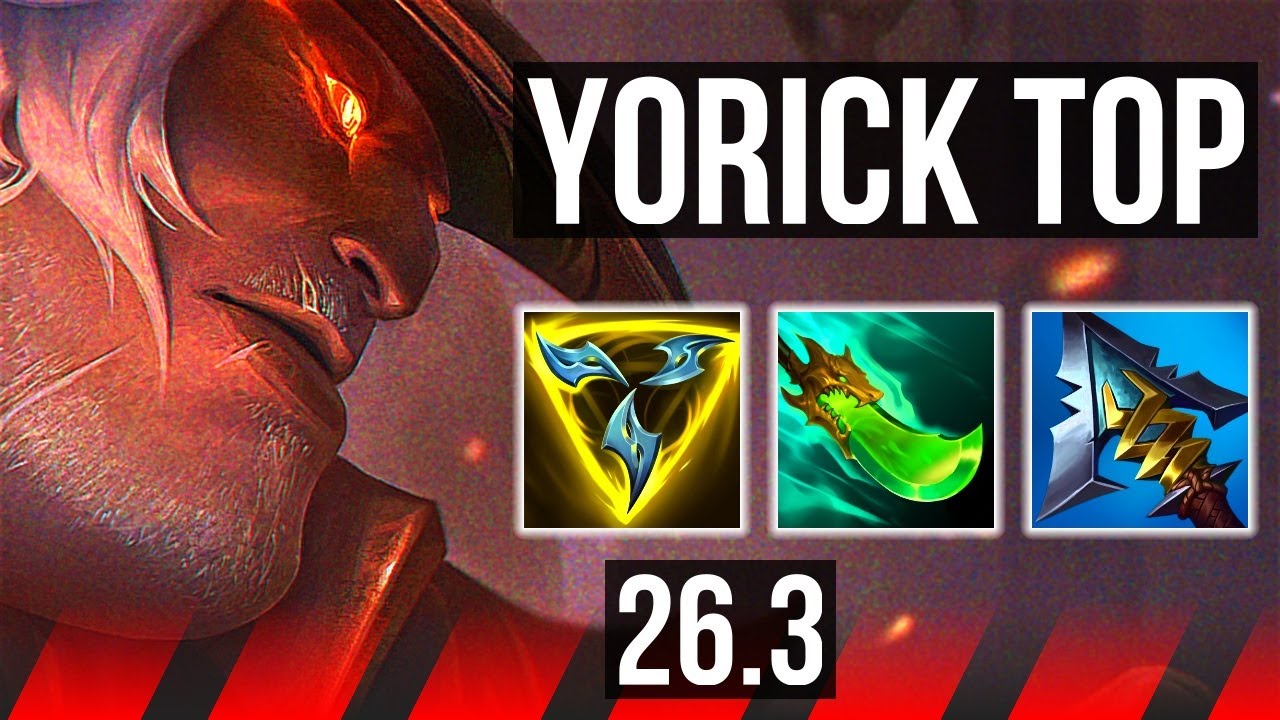 YORICK vs DARIUS (TOP) | 49K damage | EUNE Master | 26.3