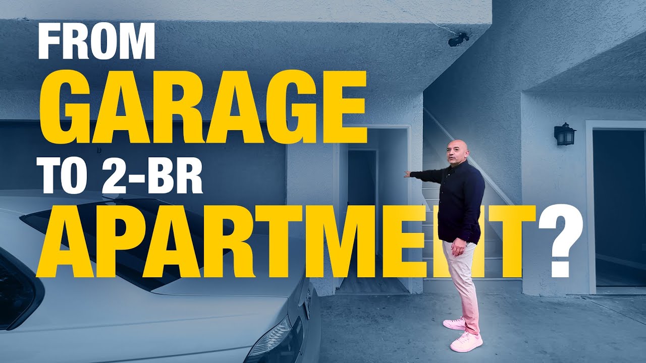 See How This Garage Became A 2-BR Apartment!