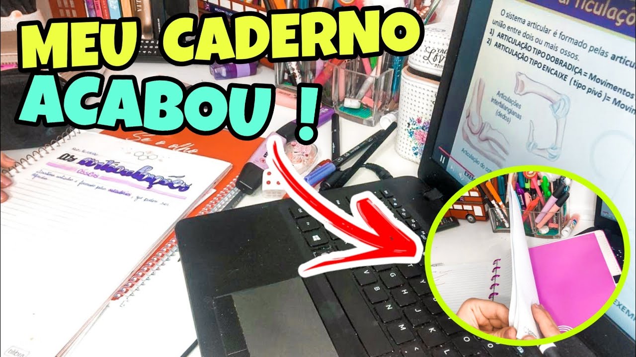 MINHA ROTINA DE ESTUDOS NA QUARENTENA | Caderno de Matemática ACABOU 😱