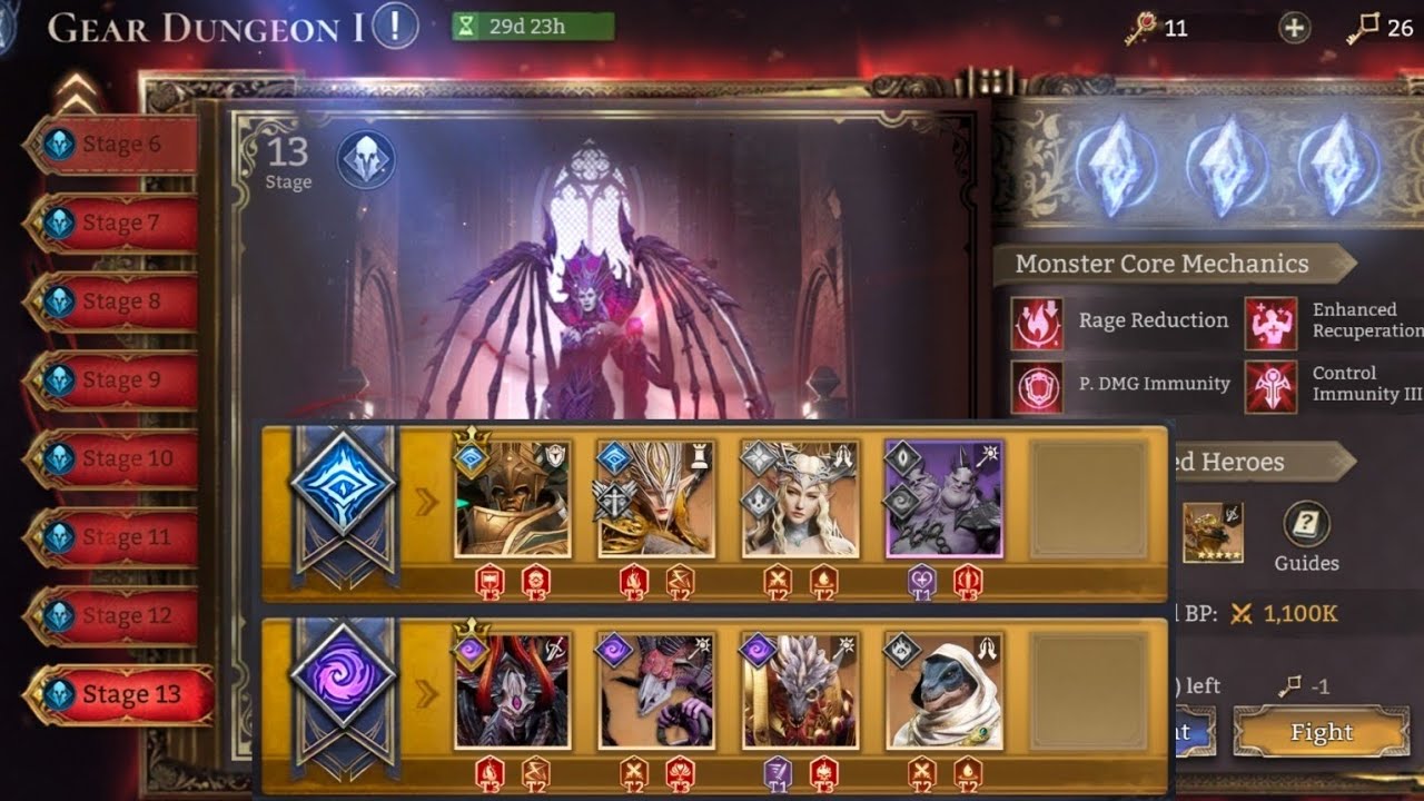 Gear Dungeon 1 Stage 13 | Watcher of realms