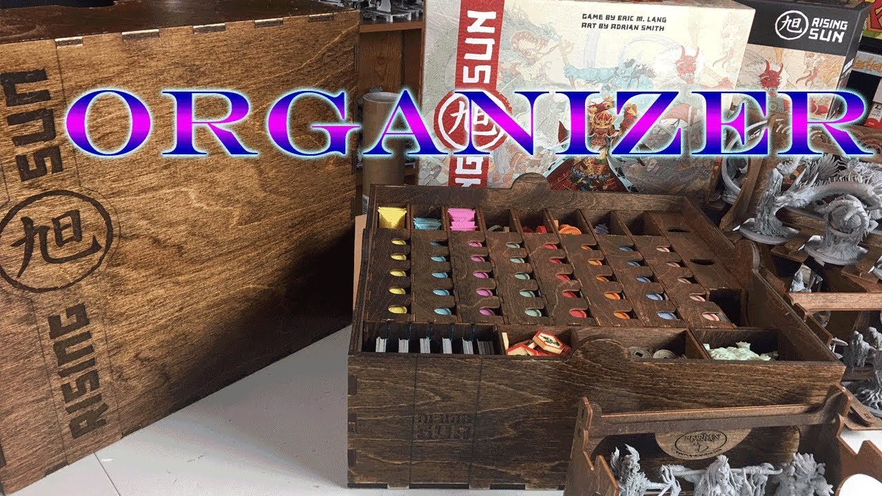 Rising Sun - Assembling and Staining The Broken Token's  Daimyo Collection Crate with Organizer
