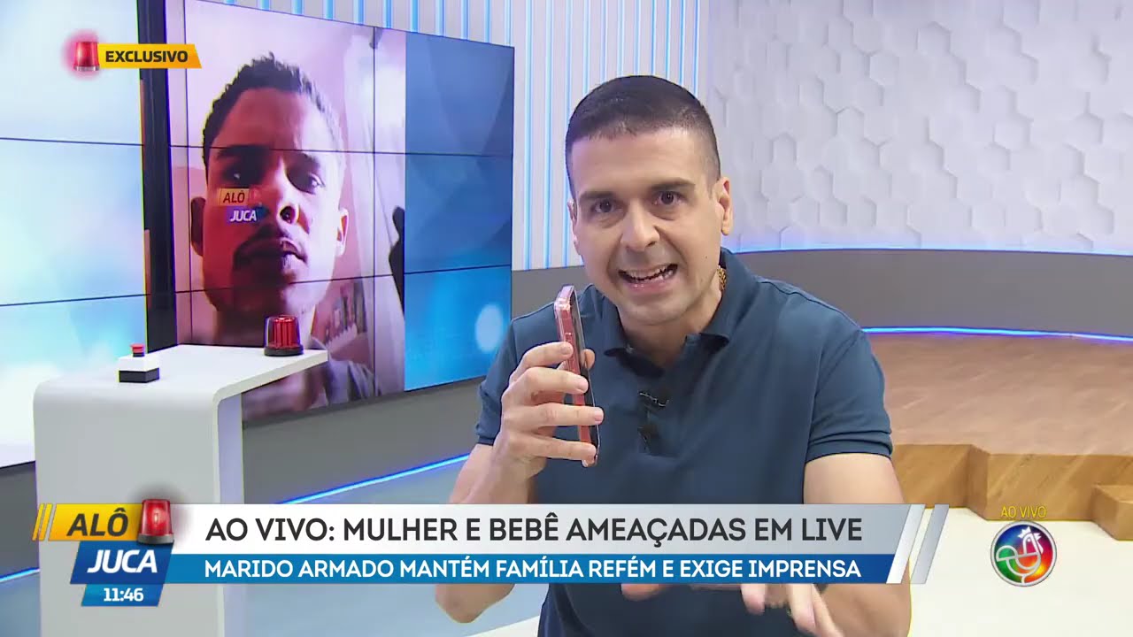 Ao vivo: Mulher e bebê ameaçadas em live | ALÔ JUCA | TV ARATU