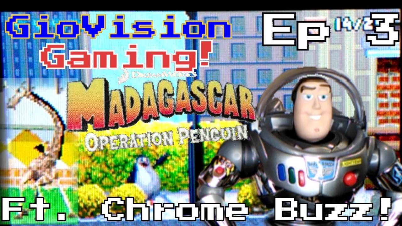Smile and Wave! Madagascar Operation Penguin Gameboy Advance Play-through ft Chrome Buzz / Melman