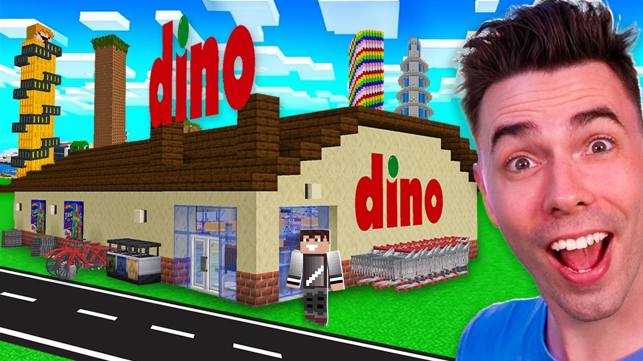 Zbudowałem SKLEP DINO 🛒 z WOJANKAMI na WOJANOWICACH!