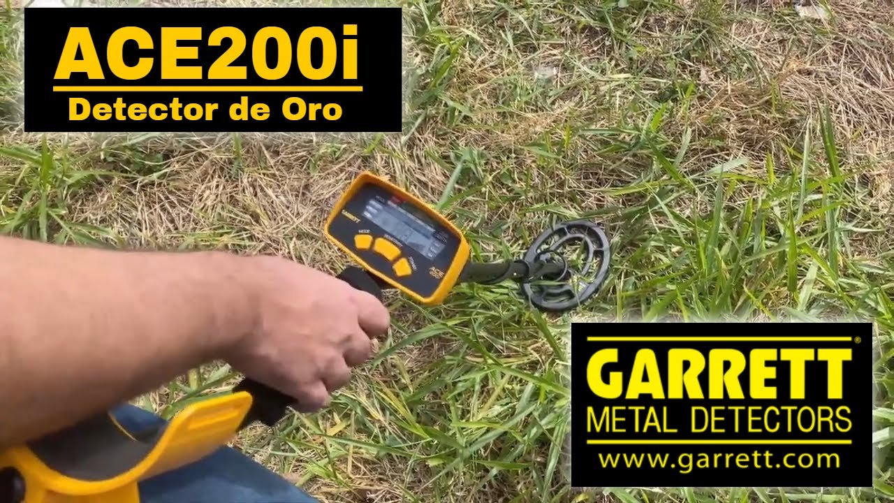 Detector de Oro Garrett ACE 200i  Usar Funciones Manejo Español