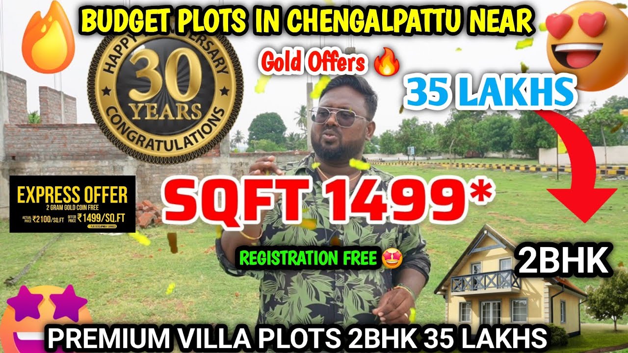 Premium Villa Plots Near Mahindra World City, Chengalpattu! 🏡 | Chengalpattu plots | Idea Mani