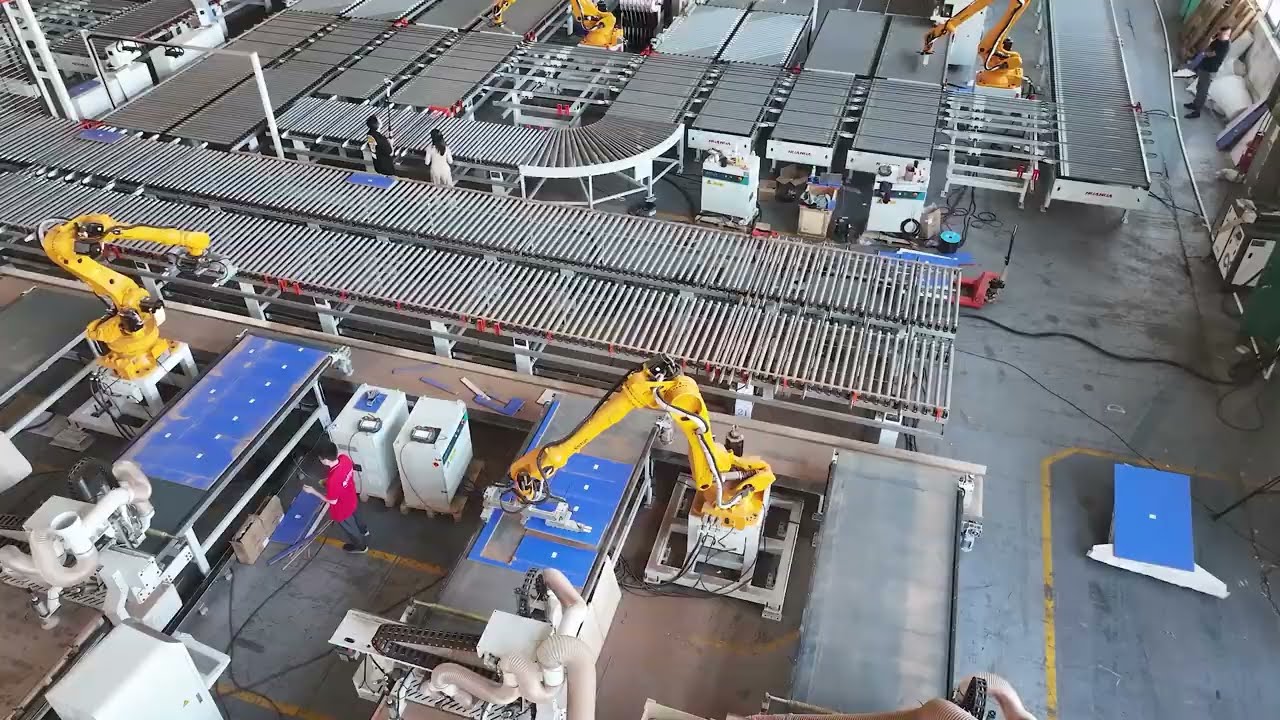 Huahua Exported  Saudi  Industry 4.0 unmanned intelligent production line