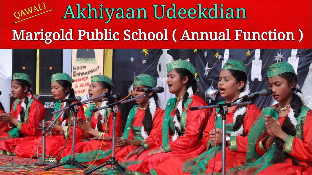 Akhiyaan Udeekdian | Harjinder Pal (Music T) Marigold School | Annual Function 2023 | New Video 2024