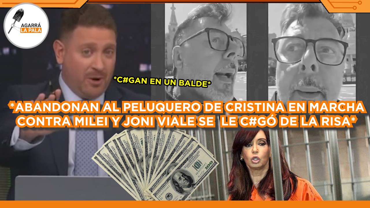 ABANDONARON AL PELUQUERO DE CRISTINA EN EL CONGRESO Y JONI VIALE ESTALLÓ DE RISA: 