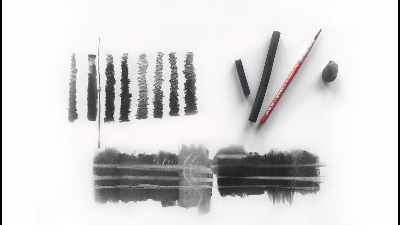 ZIMOU TAN | ART | How to use charcoal to draw.
