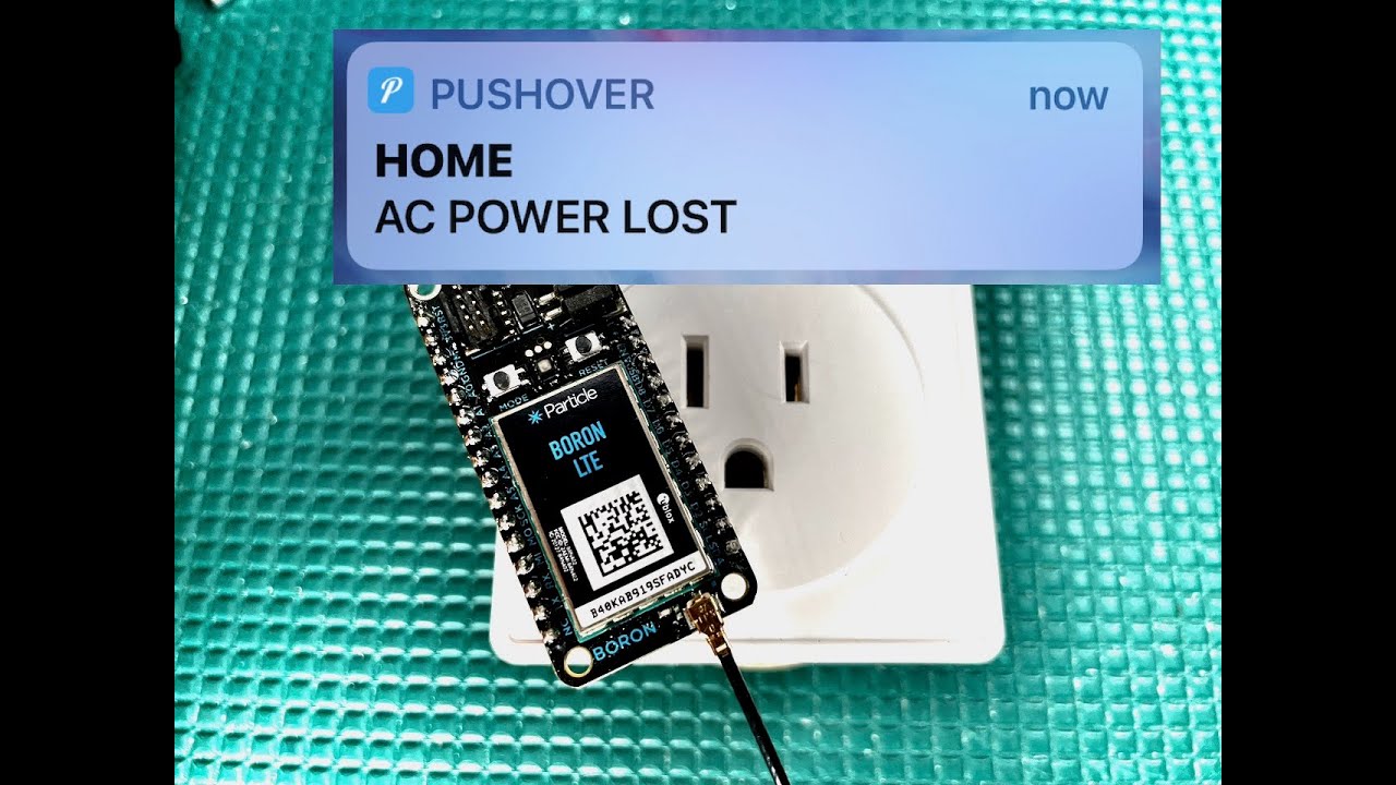 Простой мониторинг отключений электроэнергии с push-уведомлениями — сотовая связь 4G LTE