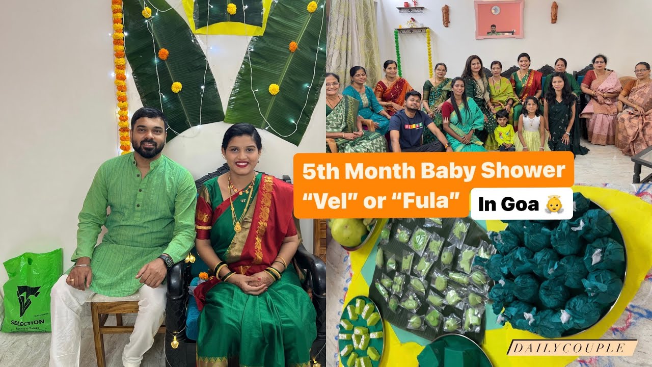 GOA’s Unique 5th Month Baby Shower - Fula | Faraal Sweets! 👨‍👩‍👧‍👦✨🍥 #GoanRituals