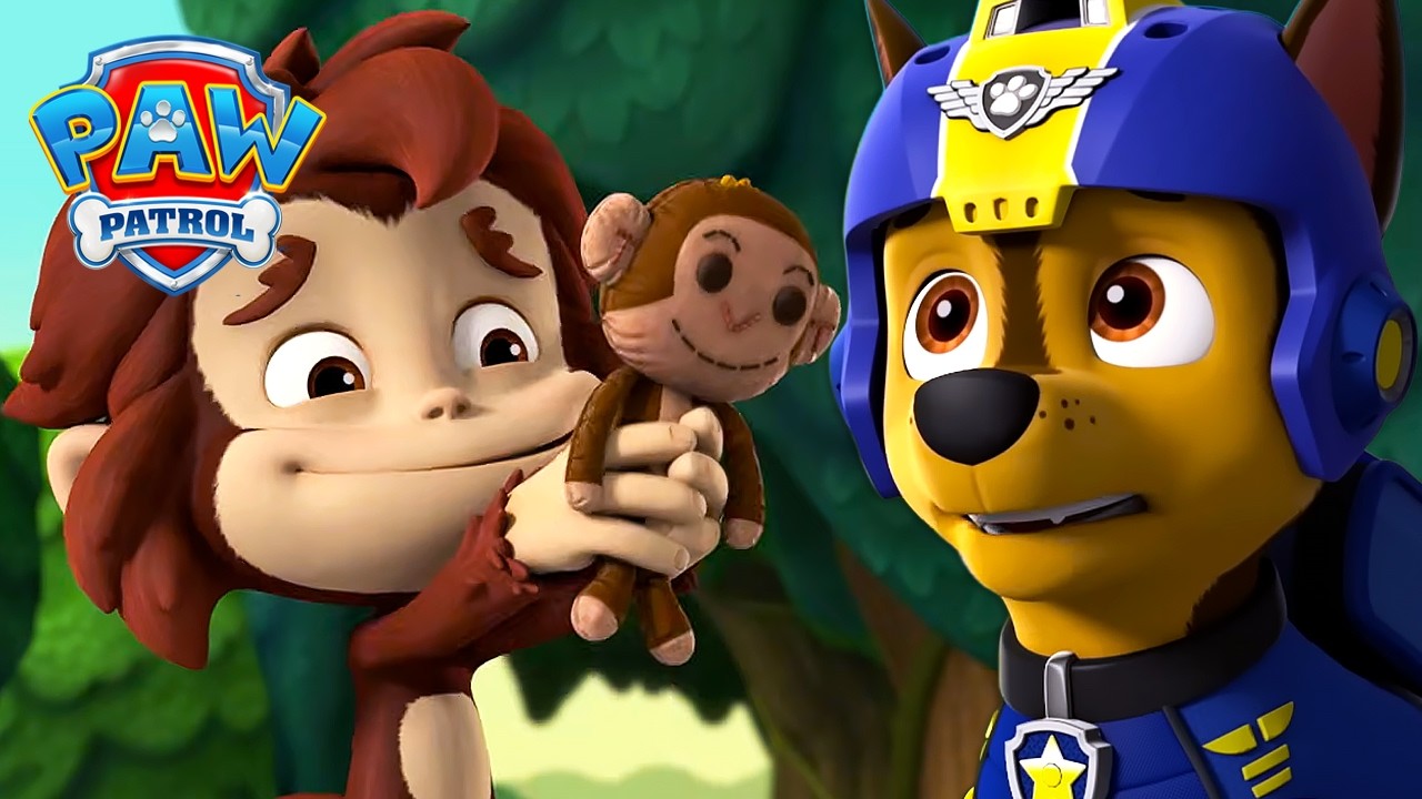 Tracker megtalálja Big Hairy plüssjátékát! 🧸 | Mancs Őrjárat | PAW Patrol