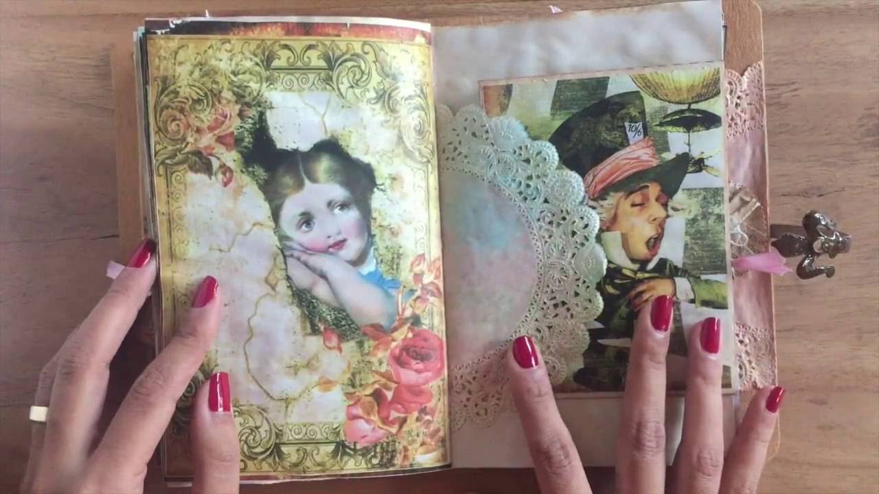 Alice In Wonderland Junk Journal