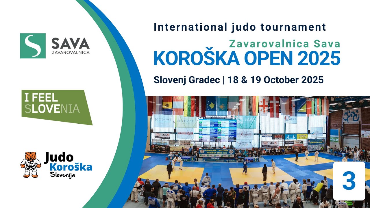 Zavarovalnica Sava KOROŠKA OPEN 2025 - day 1 - U16 & U21 - Tatami 3