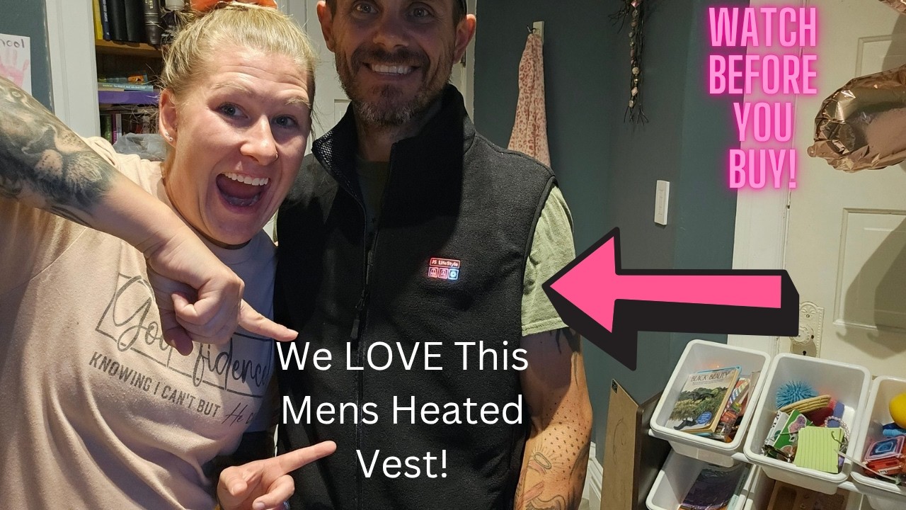 JS LifeStyle Heated Vest Jackets w/16000mAh Power Bank Included, Rechargeable Mens Heated Vest