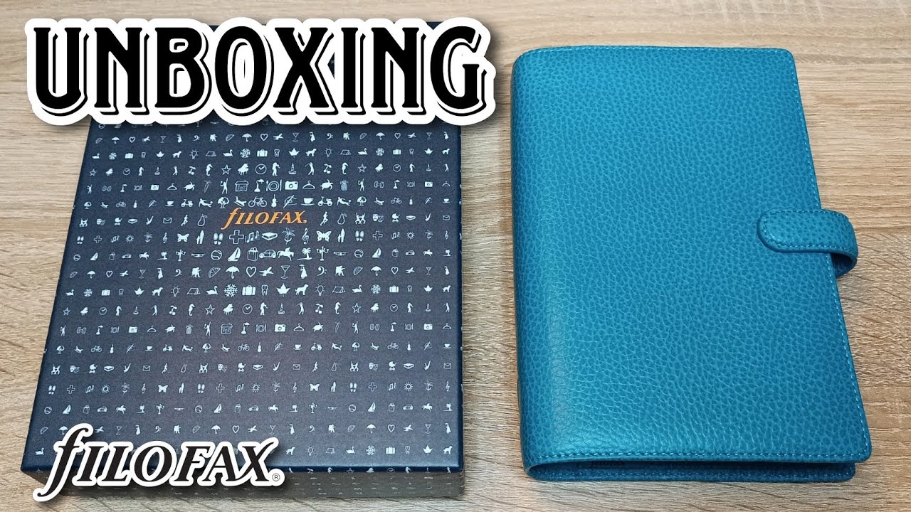 Filofax Personal Finsbury Aqua Unboxing /deutsch