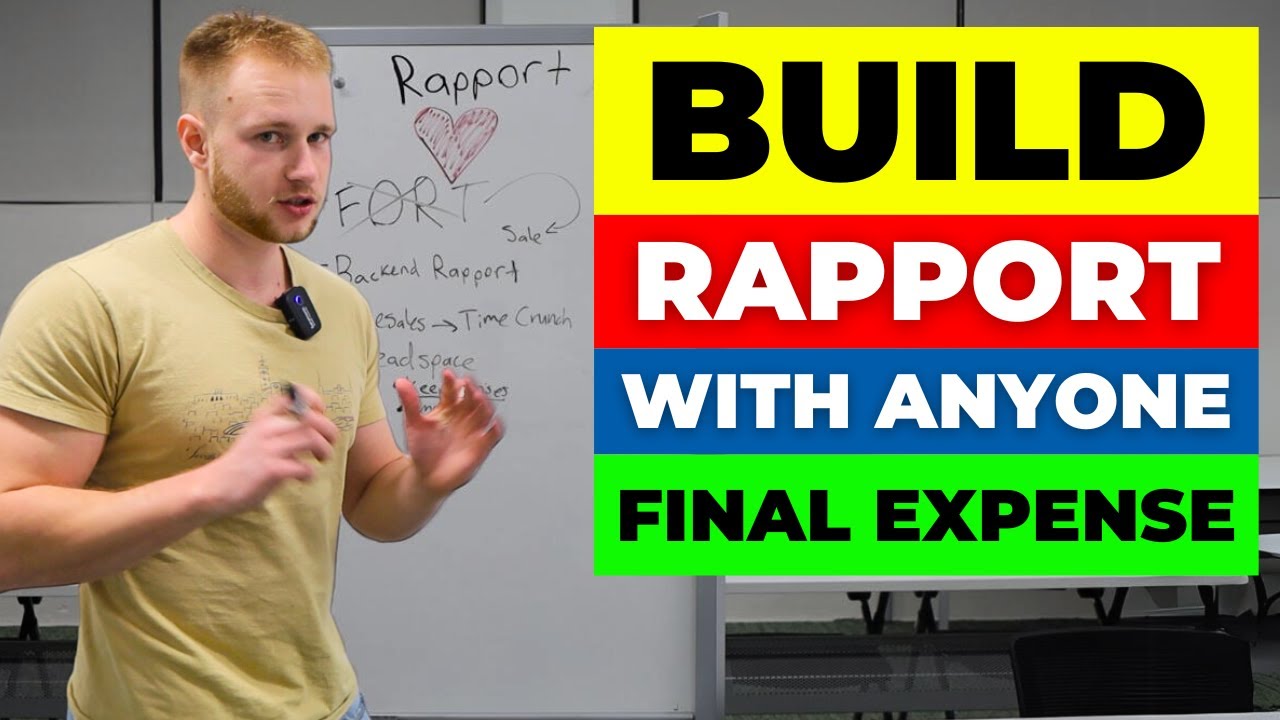 How To Build INSTANT Rapport Selling Final Expense (Telesales Training)