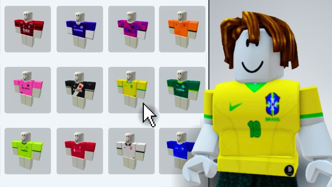 COMO FAZER CAMISA DE TIME E VENDER NO ROBLOX!😎 *CRIAR ROUPAS DE FUTEBOL ATUALIZADO 2025*