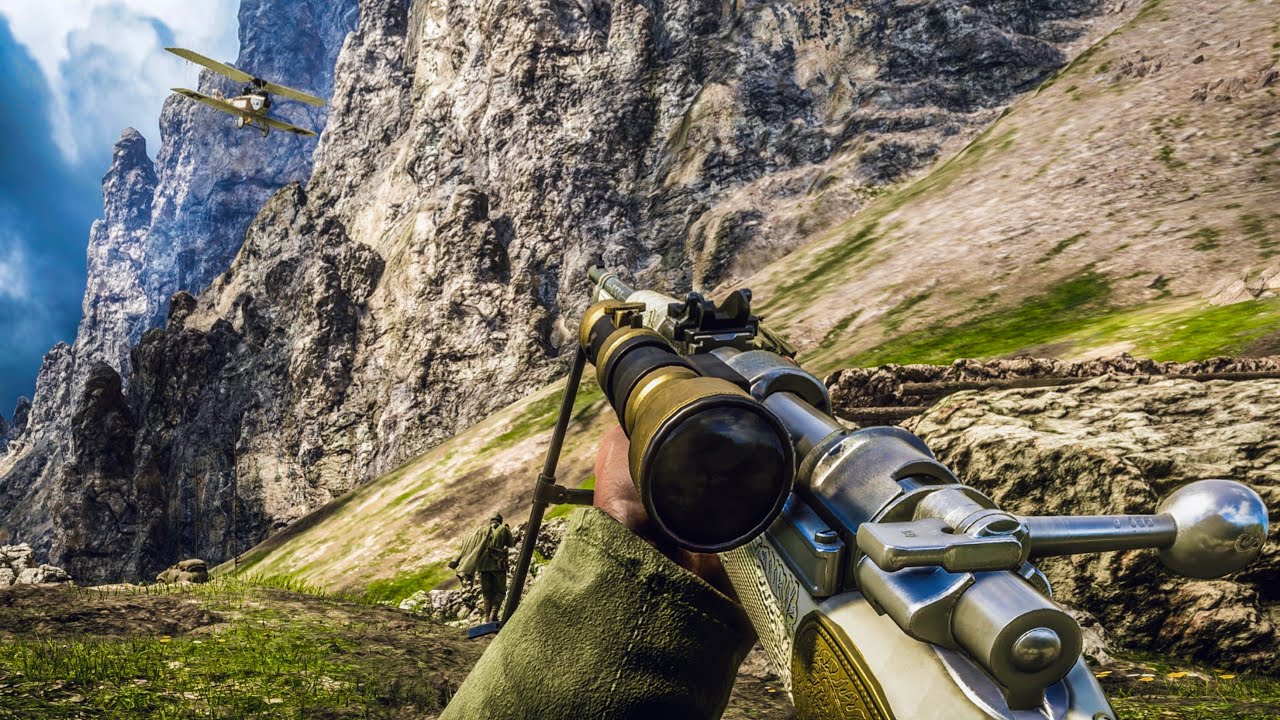 Battlefield 1 - Insane Pilot Snipes! (502M Pilot Snipe)