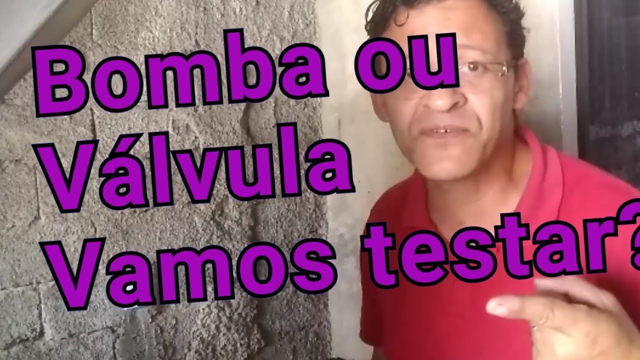 Como saber se a bomba de água está boa