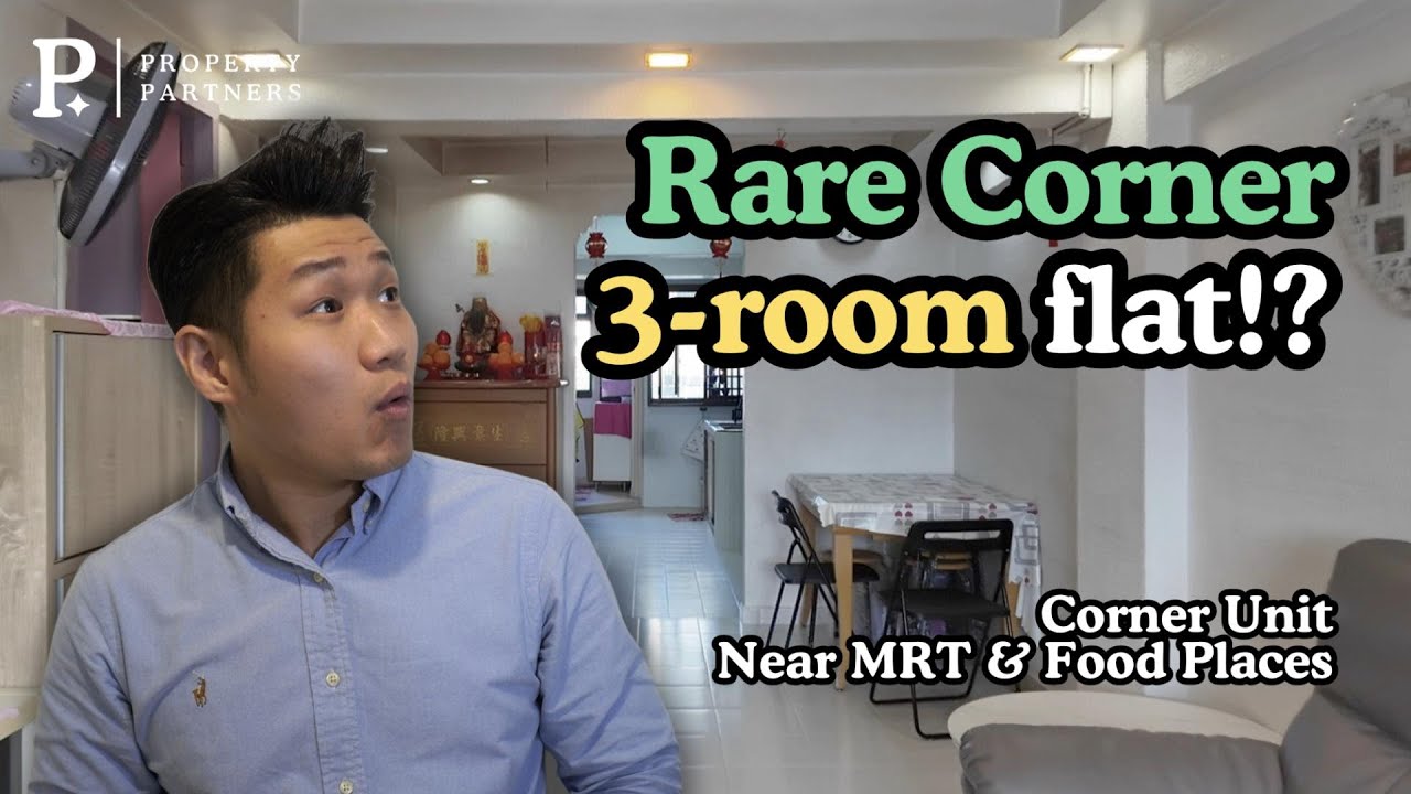 Inside a Rare Corner 3-Room HDB just 400m away from Aljunied MRT #DaronAngProperty #PropertyPartners