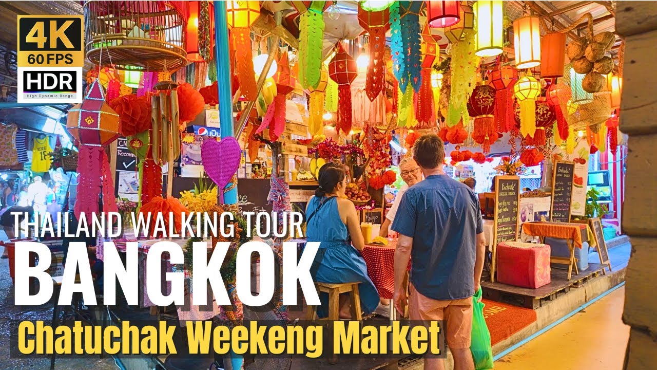 [BANGKOK] Chatuchak Weekend Market "Strolling The World's LARGEST Outdoor Market"| Thailand [4K HDR]