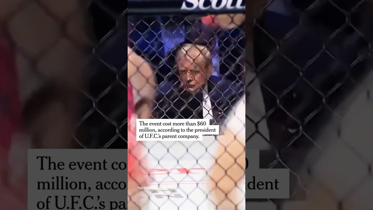 Trump Hosts UFC Fights on the White House Lawn