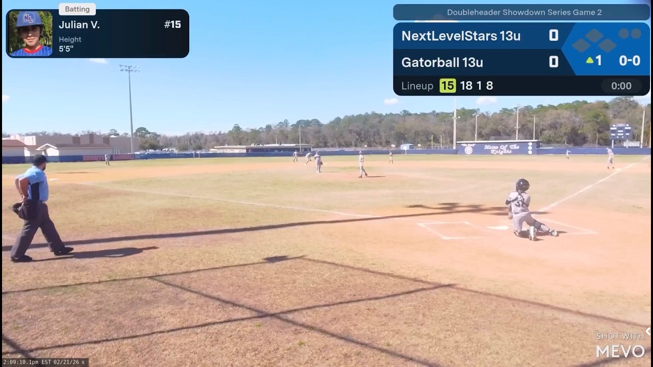(Rebroadcast) Next Level Stars 13u vs Gatorball 13u-Smith game 2 (02.21.2026)