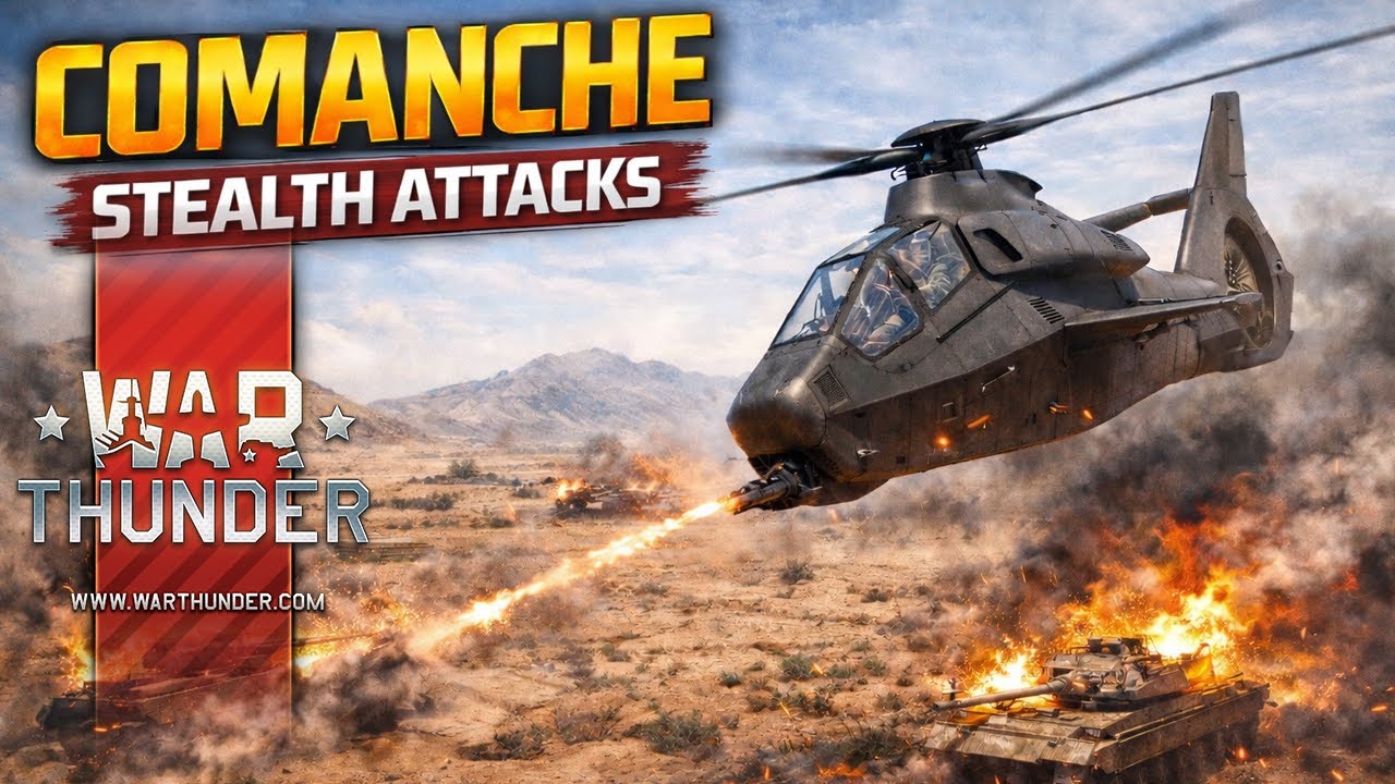 🔥 RAH-66 Comanche Stealth Destruction in War Thunder 🔥