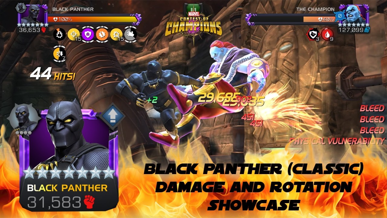 BLACK PANTHER (CLASSIC) - 7 STAR RANK 3 - MCOC