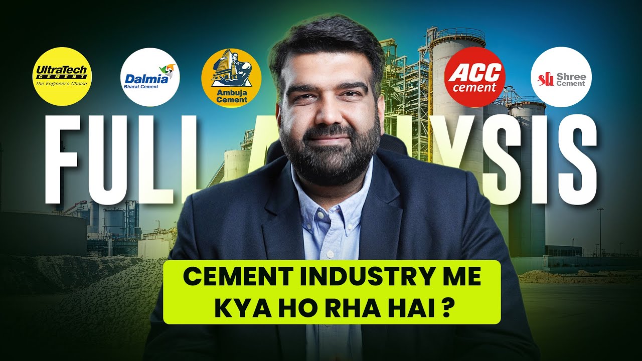Cement industry analysis, which company is the best? #cement #nifty #ultratechcement #acccement