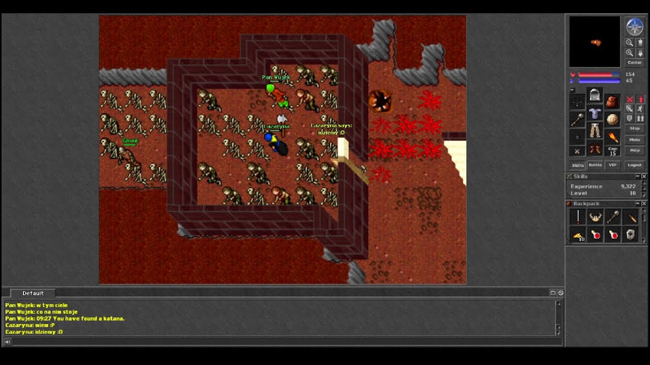 Old Tibia - Classic Quests: Katana Quest(Rook) - (7.21 2004)