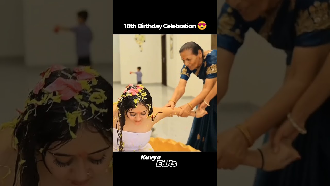 Bindass Kavya Birthday celebrations 18th birthday #bindasskavyalatest #shortsvideo #shorts