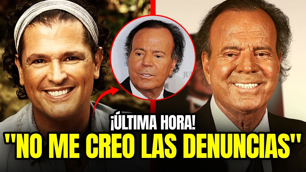 💥¡EXPLOTAN LAS REDES! Carlos Vives DEFIENDE a Julio Iglesias tras las TURBIAS DENUNCIAS
