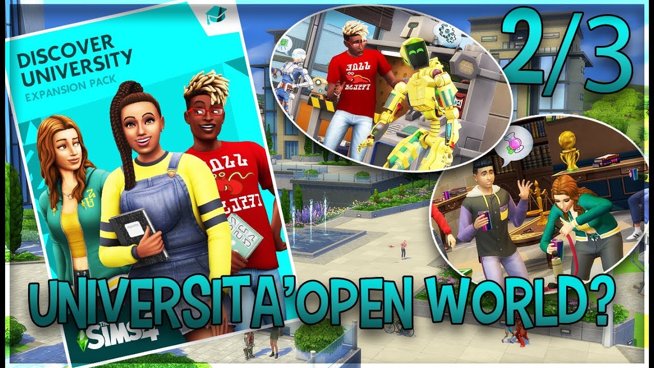 🎓 UNIVERSITA' OPEN WORLD?🎓 THE SIMS 4 ITA 2/3