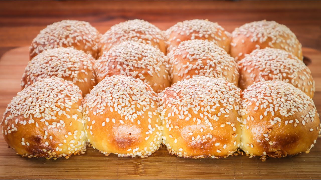How To Make Super Soft Sesame Milk Buns (Tangzhong Method) | Recipe