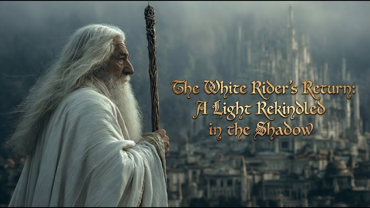 The White Rider’s Return: A Light Rekindled in the Shadow