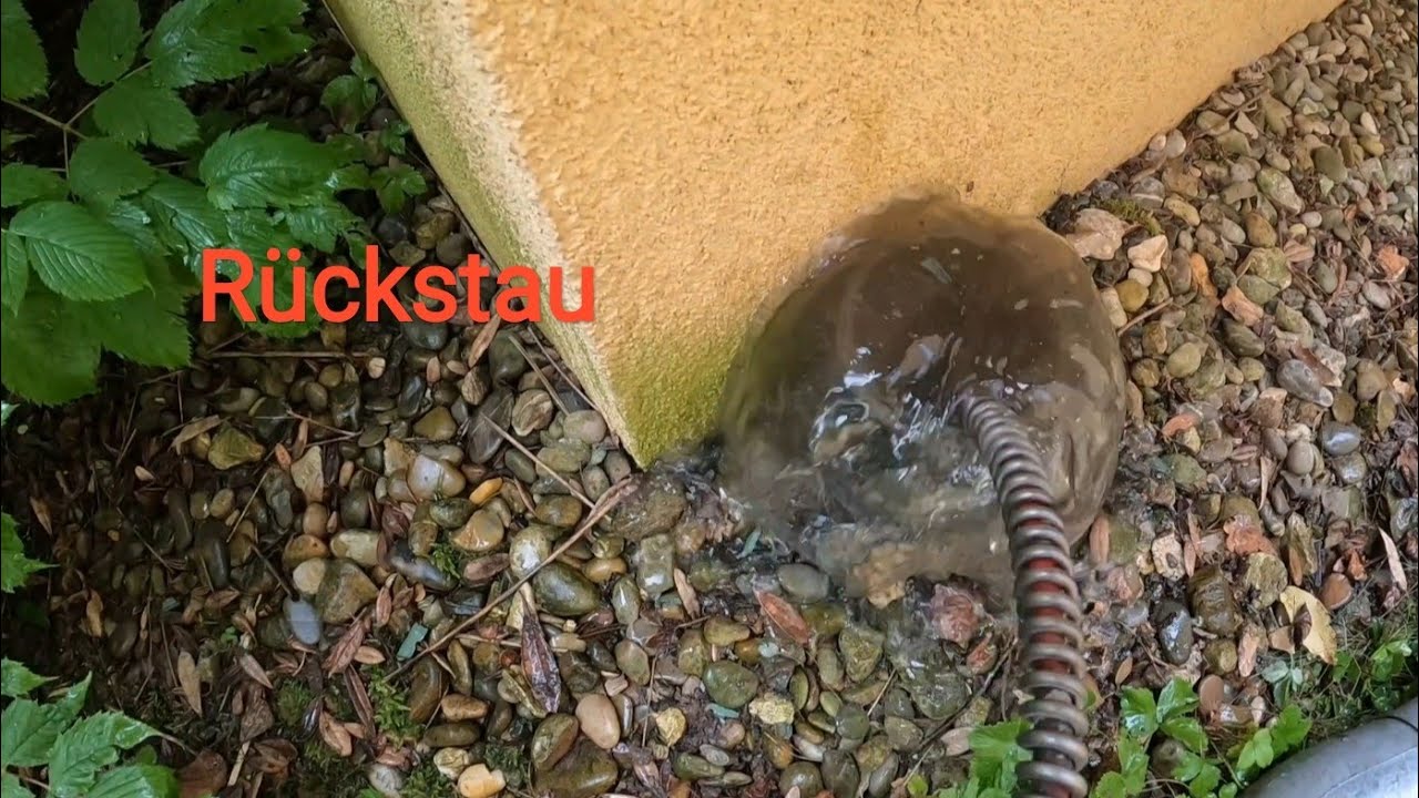Rohrreinigung 76. Ab wann merkt man dass, das Regenrohr verstopft ist ?