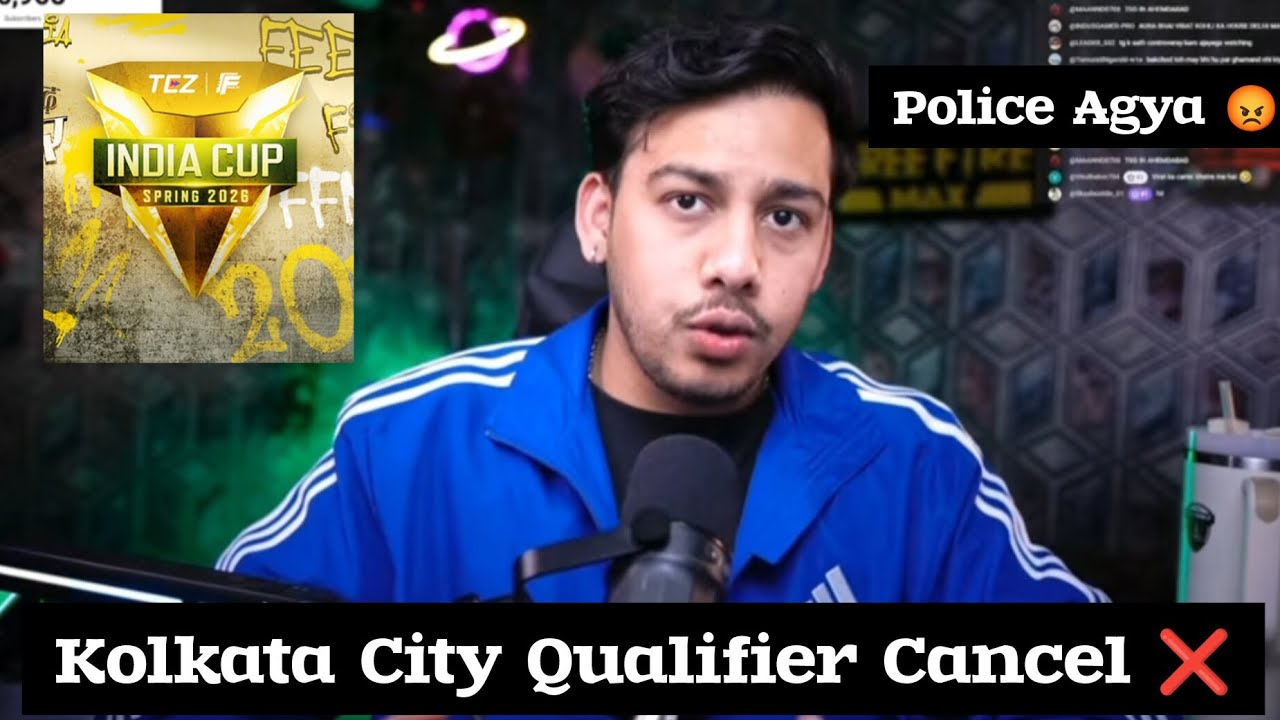 FFMIC KOLKATA CITY QUALIFIER MATCH CANCEL ❌ POLICE AGYA EVENT MEIN 😡 | JUSTISE FOR FREE FIRE PLAYER