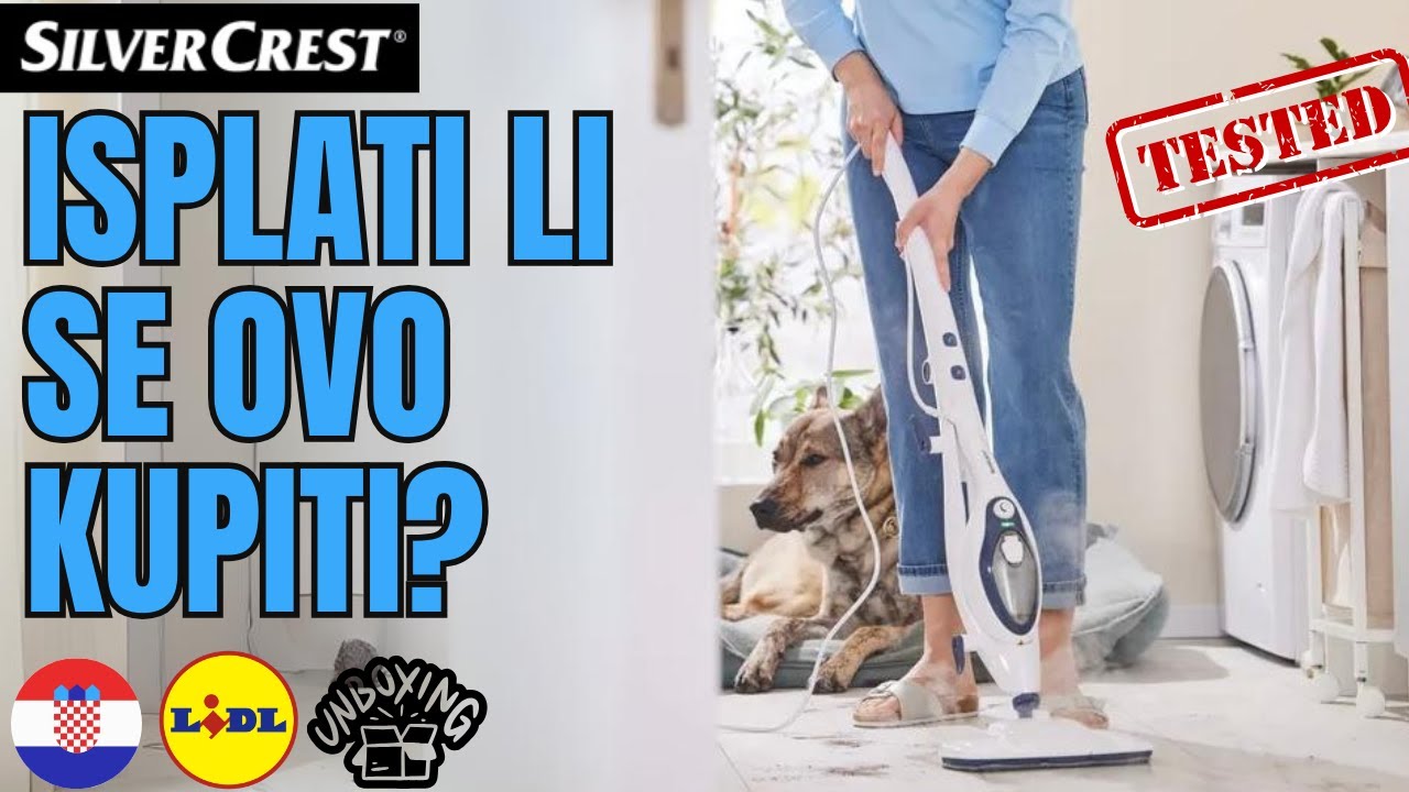 2 U 1 PARNI ČISTAČ SilverCrest SDM 1500 D3 HRVATSKA HRVATSKI LIDL