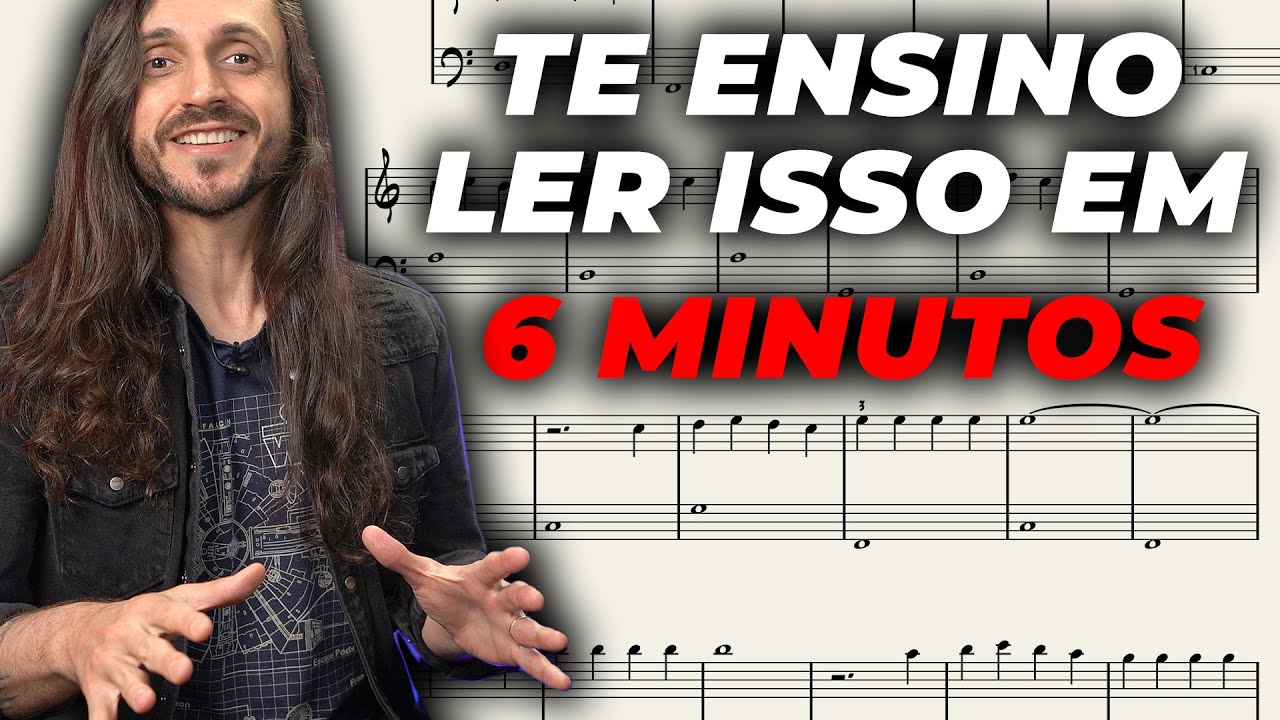 Como ler PARTITURAS do ZERO (sem linguagem dif&iacute;cil de entender)