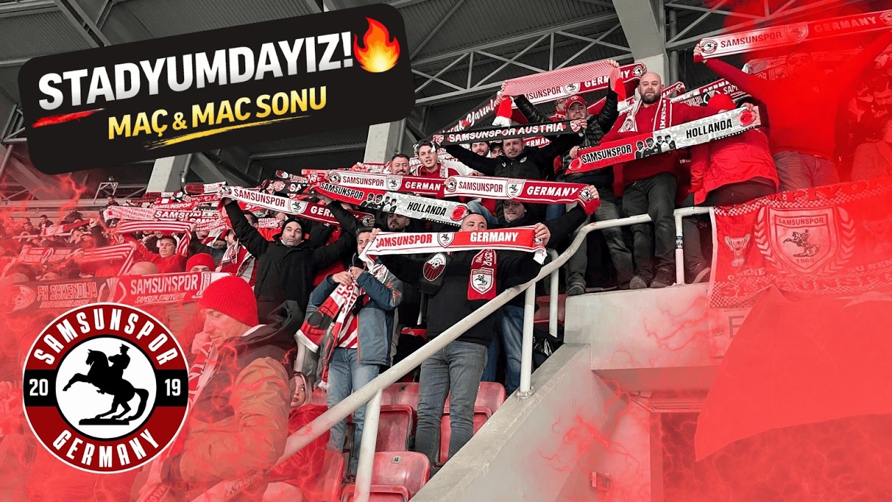 STADYUMDAYIZ! 🔥 Samsunspor Deplasman Maçı ve Maç Sonu | Vlog