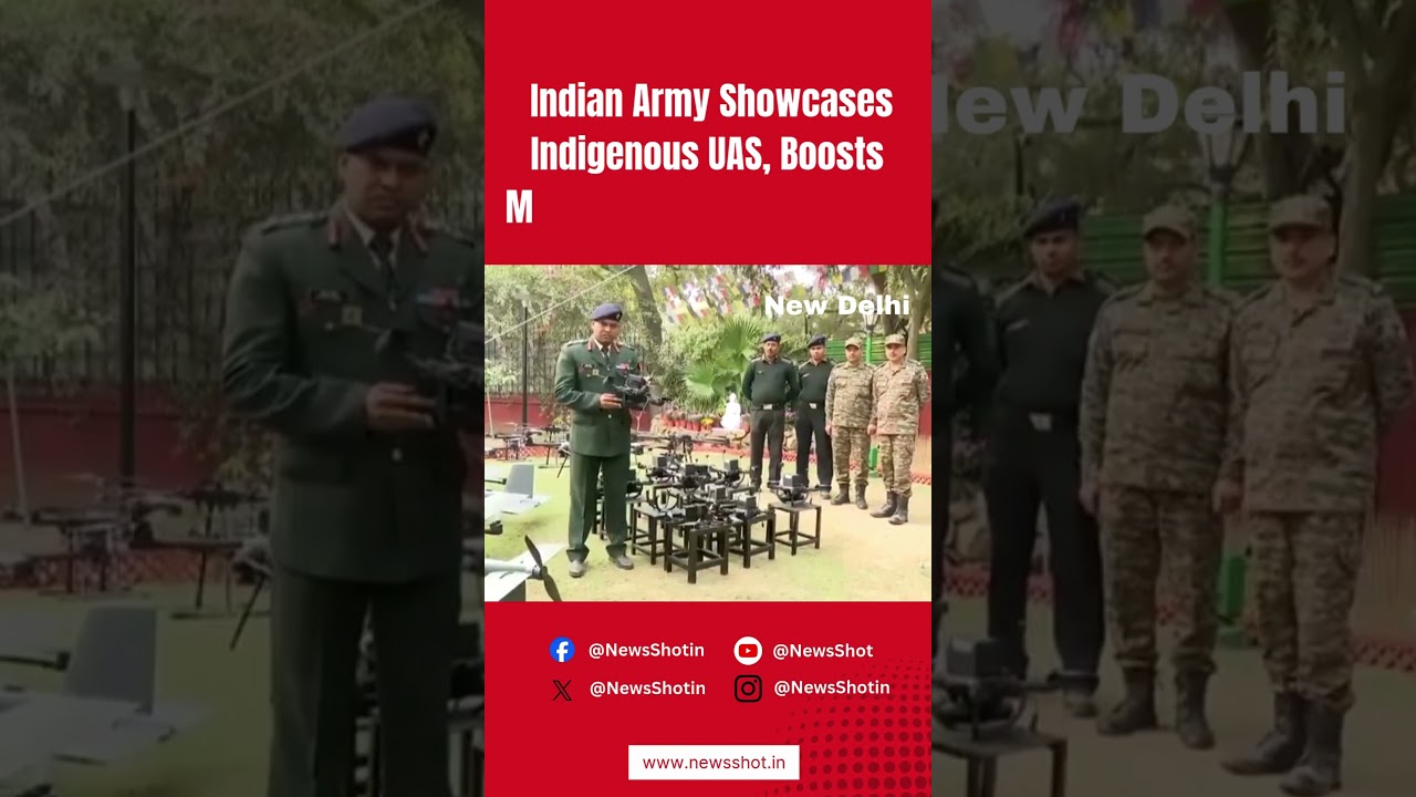 Indian Army Demonstrates Advanced Drone Systems for Future Combat