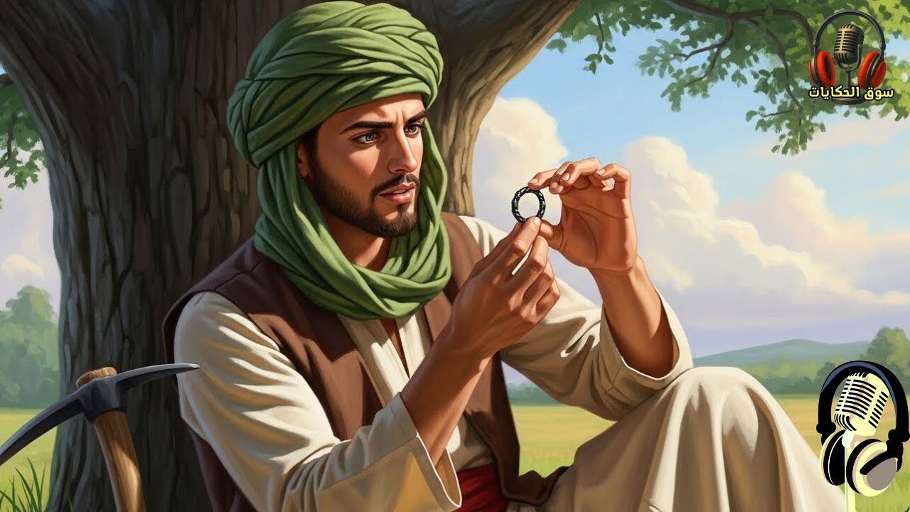 قصة فلاح يعثر على خاتم أسود، فغيّر مصيره بطريقة لا تُصدَّق، قصص قبل النوم، سوق الحكايات والقصص