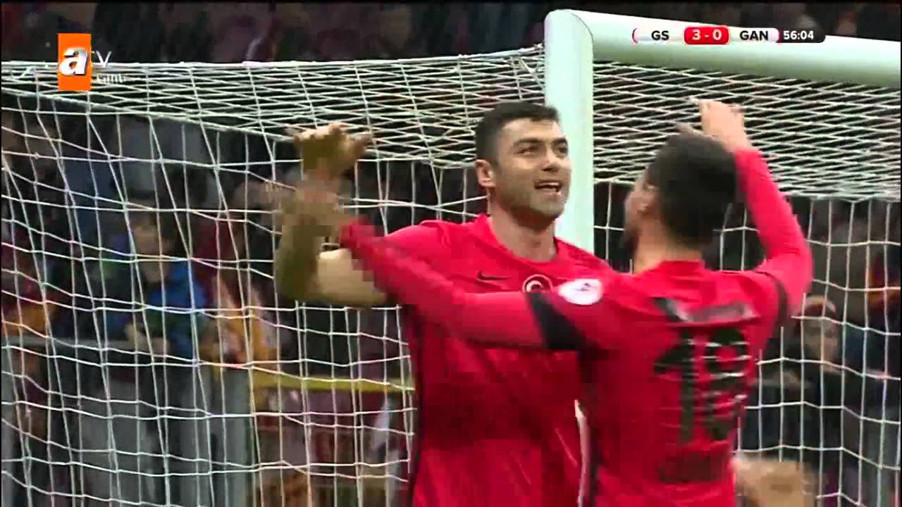 Galatasaray 3:1 Gaziantepspor Ziraat Türkiye kupası maç özeti 31.01.2016