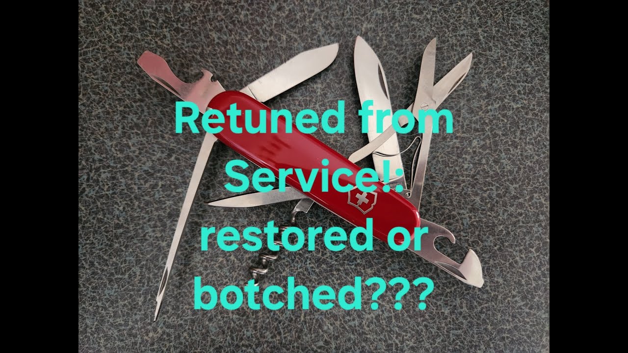 1970's Victorinox Climber: Back from Service