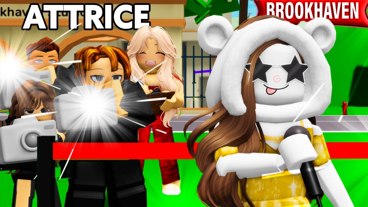 DIVENTO UN ATTRICE E CREO IL MIO FILM SU BROOKHAVEN ROBLOX!